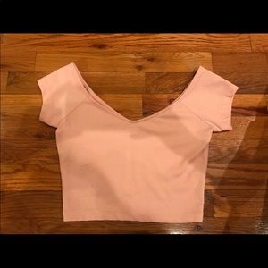 Off the shoulder crop top! Size small